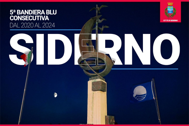 Siderno, la Bandiera Blu sventola per il quinto anno consecutivo