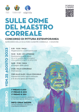 Oggi, Venerdì 25 Agosto seconda edizione dell'estemporanea di pittura dedicata al maestro Giuseppe Correale