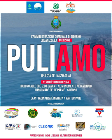 PuliAmo, venerdì 10 la quarta edizione della pulizia della spiaggia