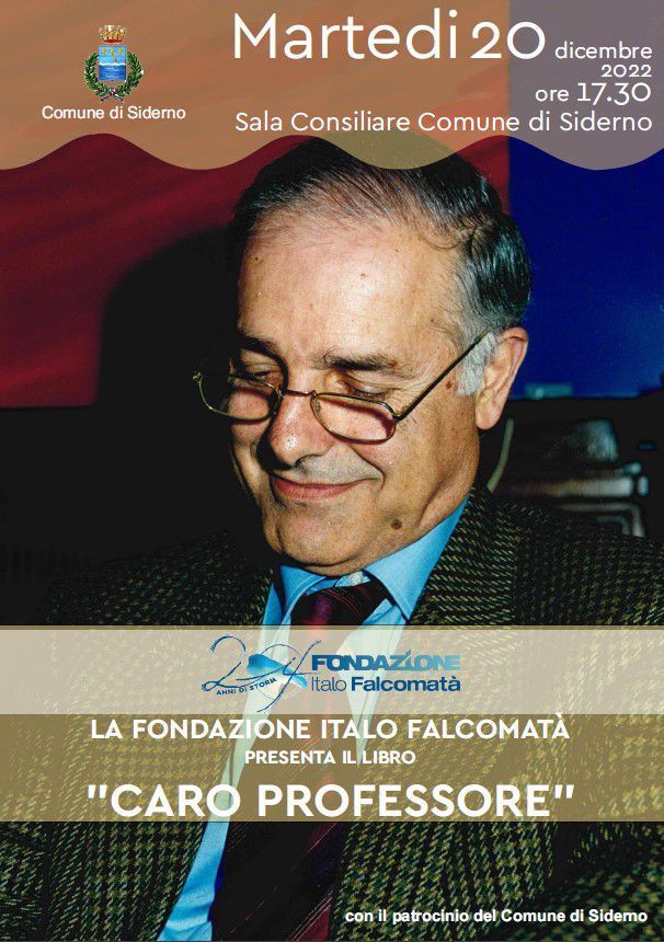 Domani presentazione del libro "Caro Professore" della Fondazione Italo Falcomatà 